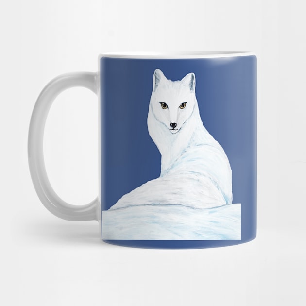 Holiday Arctic Fox by Peleegirl